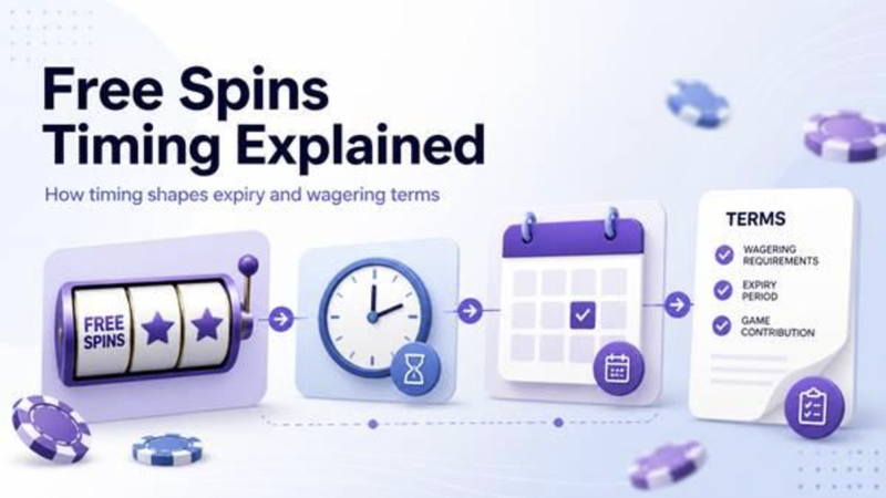 Free spins timing terms hero
