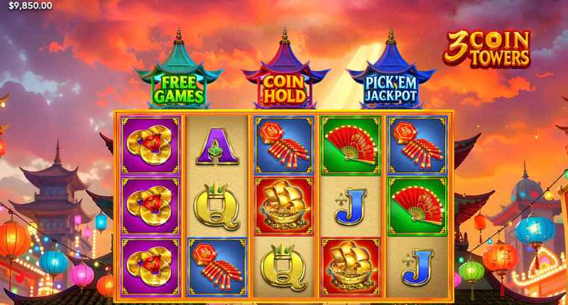 3 Coin Towers