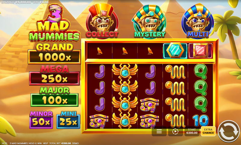 3 Mad Mummies: Hold & Win