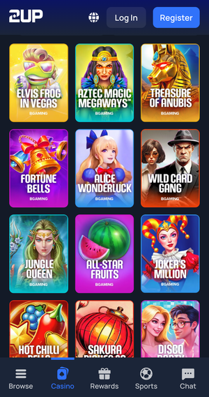 2UP Casino Games