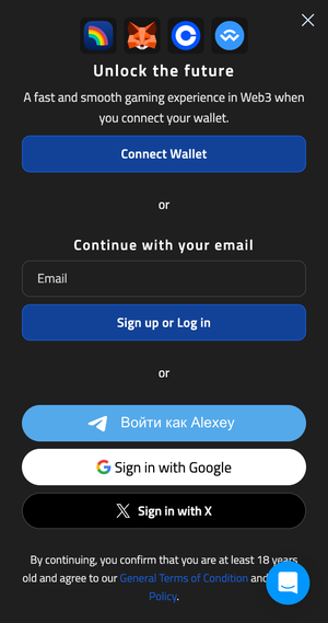 Sign up
