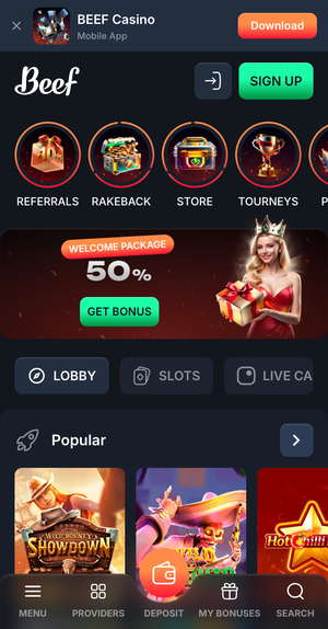 Beef Casino Lobby