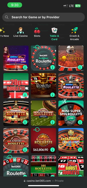 Live Roulette