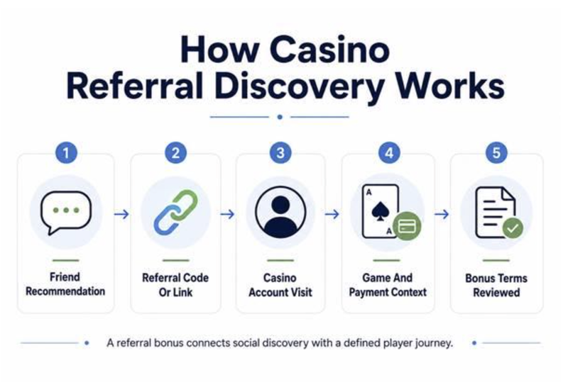 Casino referral discovery flow