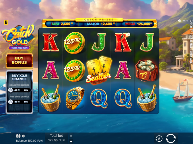 Catch The Gold Hold and Win