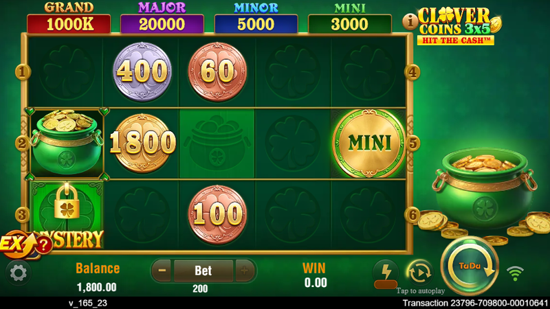 Clover Coins 3x5