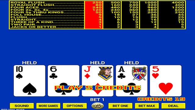 Video Poker Play Poker Offline for Android - Free App Download