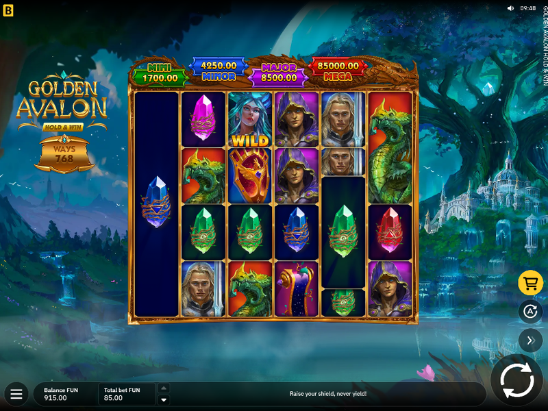 Golden Avalon Hold & Win