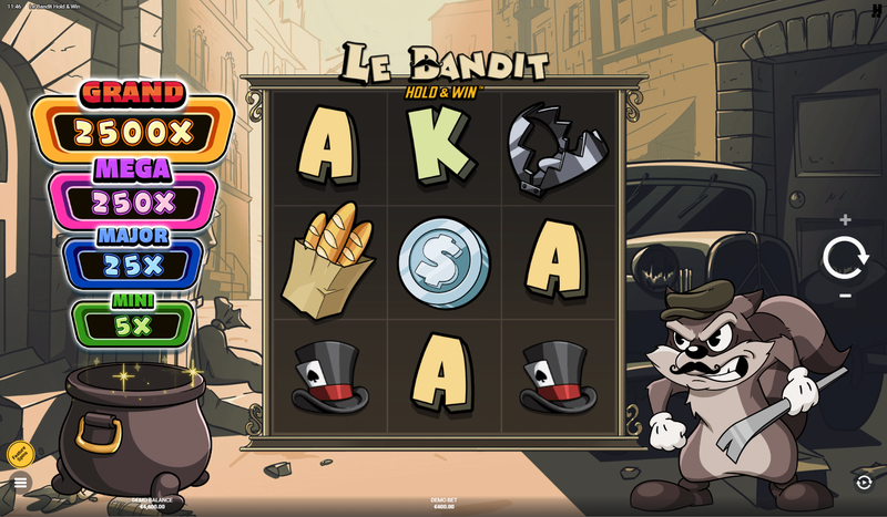Le Bandit Hold & Win