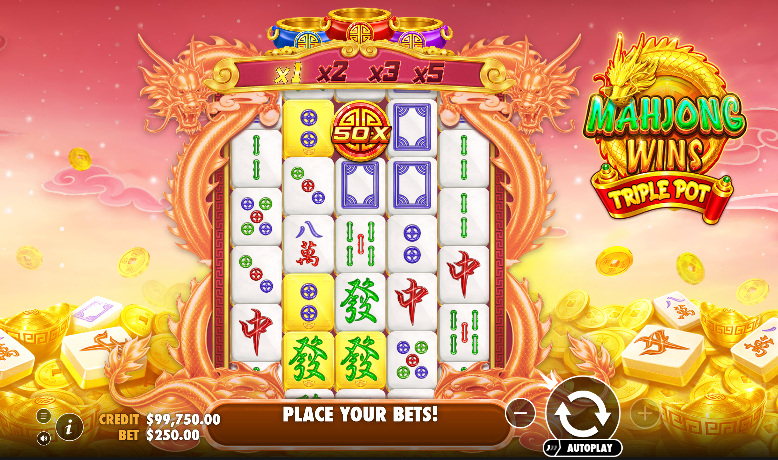 Mahjong Wins Triple Pot