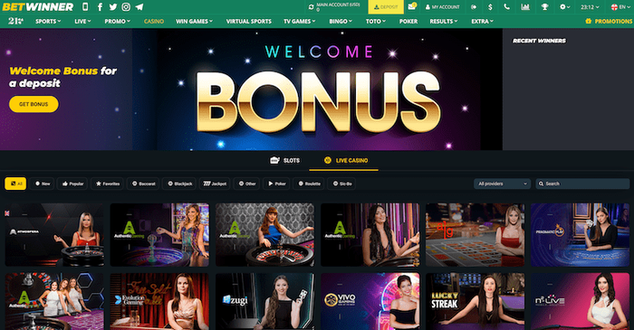 betwinner free spins 2019