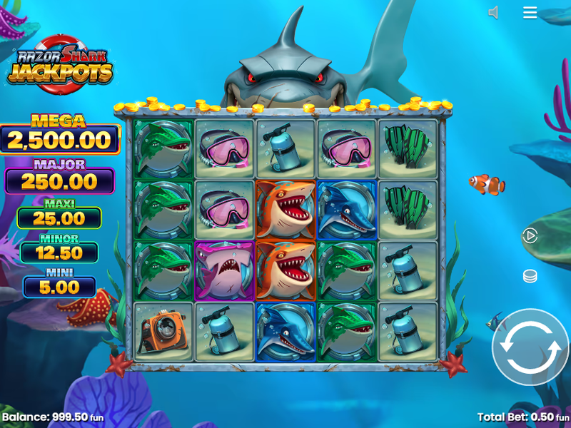 Razor Shark Jackpots