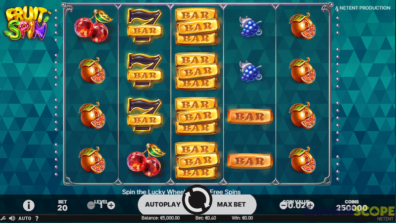 Jogo Fruit Slot Machine no Jogos 360