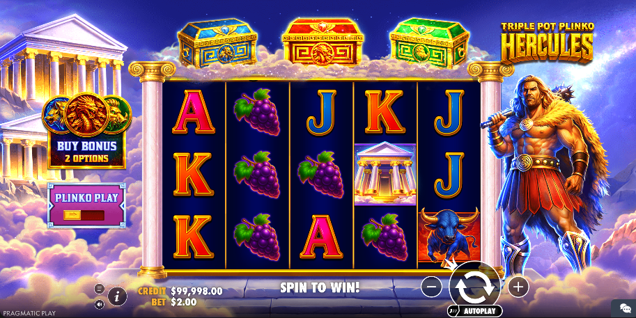 Triple Pot Plinko - Hercules
