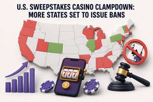 U.S. Sweepstakes Casino Clampdown: More States Set to Issue Bans